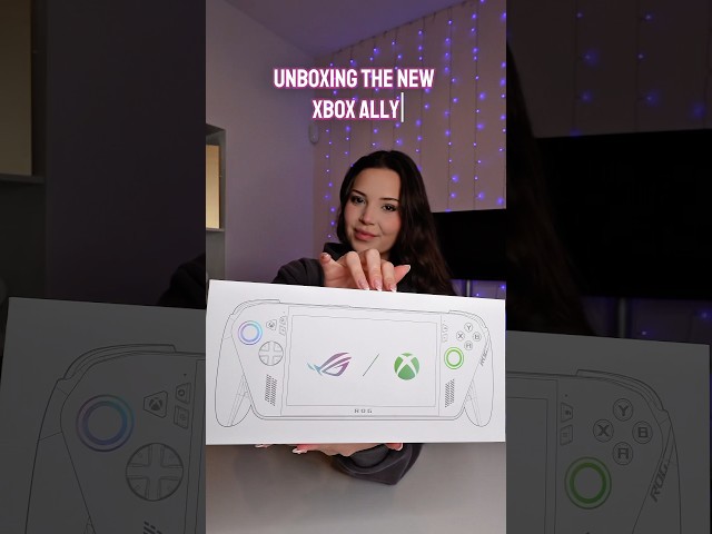 Unboxing the new Xbox Ally #unboxing #xboxally #asmr #gaming
