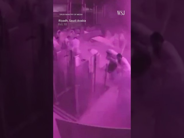 CCTV Captures Deadly Saudi Airport Attack | WSJ News