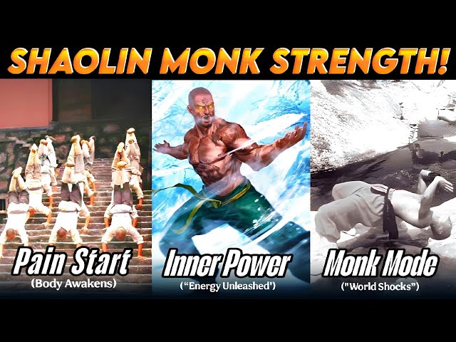 5 Powerful Exercises Performed By Shaolin Monks For Insane Strength & Endurance