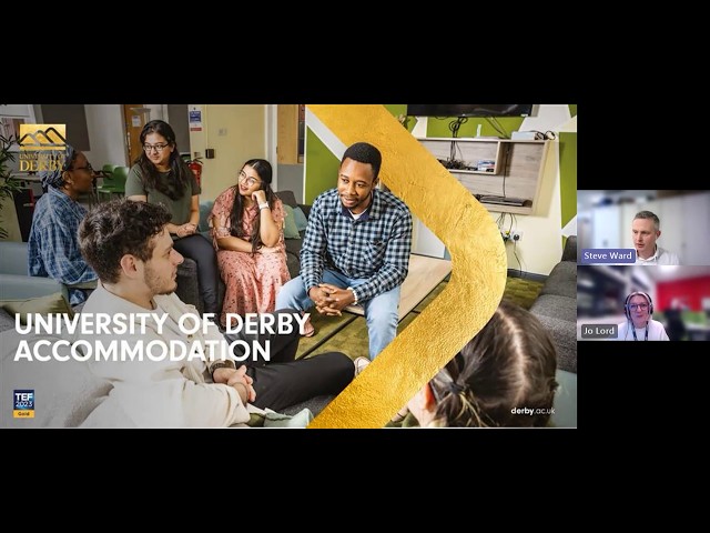 Webinar: Accommodation at the University of Derby