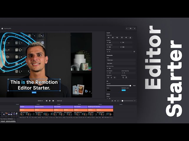 Editor Starter – A template for building your own video editor