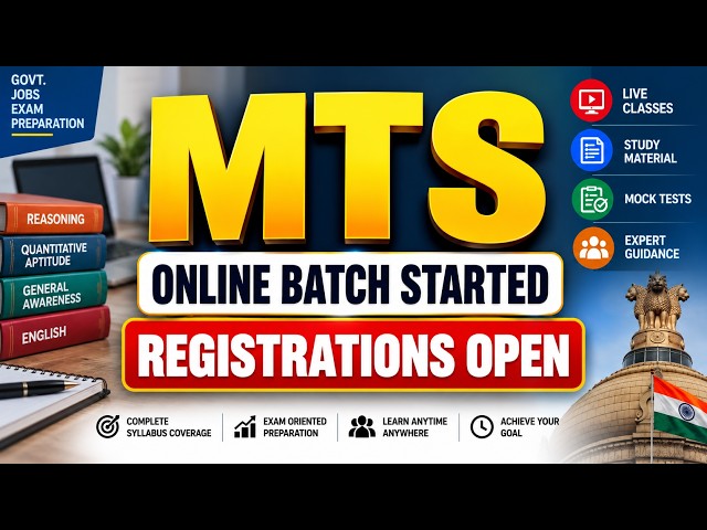 JKSSB || MTS ONLINE COURSE || REGISTRATION OPEN || #jkssb #mts