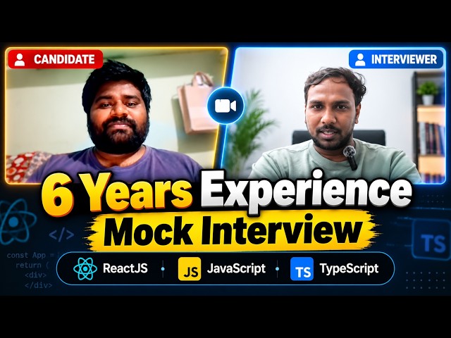 6 years Reactjs Frontend interview