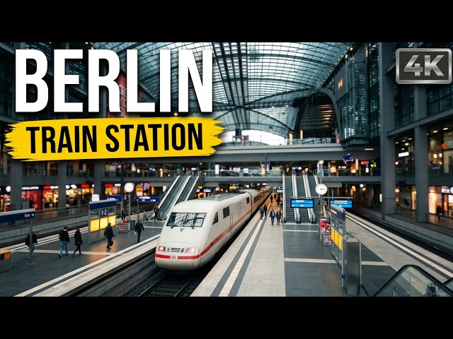 Berlin Central Train Station virtual tour | Germany 🇩🇪 Berlin S+U HBF