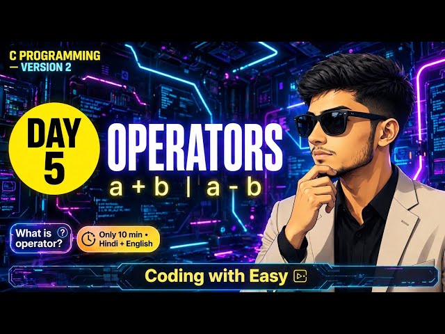 Day 4: C Operators 🔥 Learn Coding Easily!Hashtags:#CProgramming #Coding #LearnC #CodingWithEasy