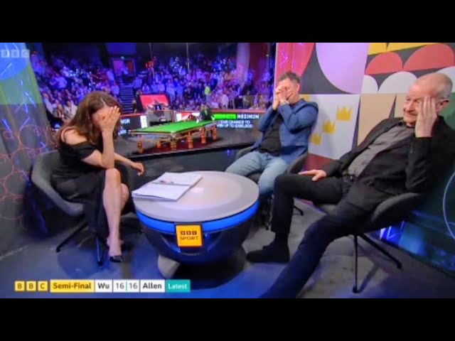 Full BBC Studio Shock Reaction To Mark Allens Missed Black