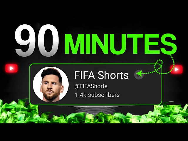 1000 Subscribers in 90 Minutes Using FIFA World Cup 2026 (Shorts Challenge)