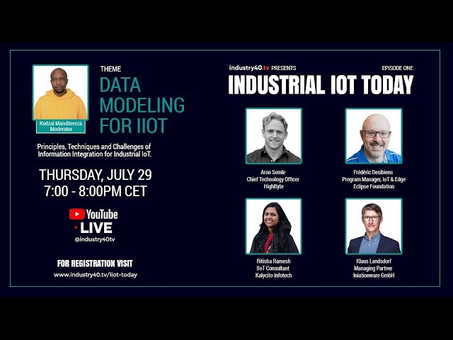 Industrial IoT Today : Data Modelling for IIoT