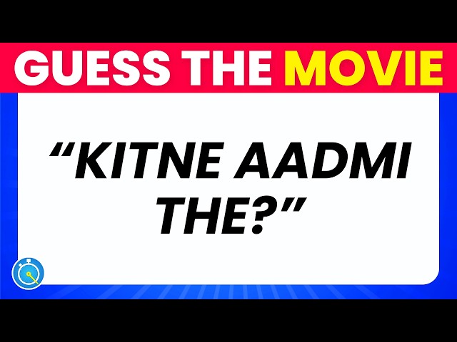 Guess the Bollywood Movie by Its Famous Dialogue! 🎬🔥 | Ultimate Bollywood Quiz