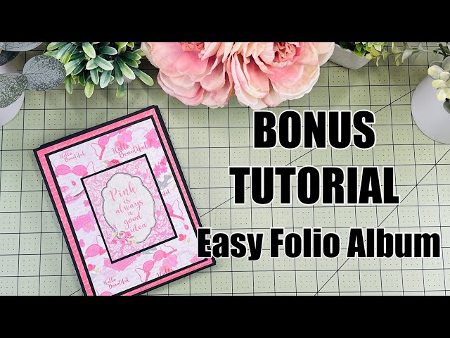 Easy Folio with 3D surprise page | BONUS TUTORIAL