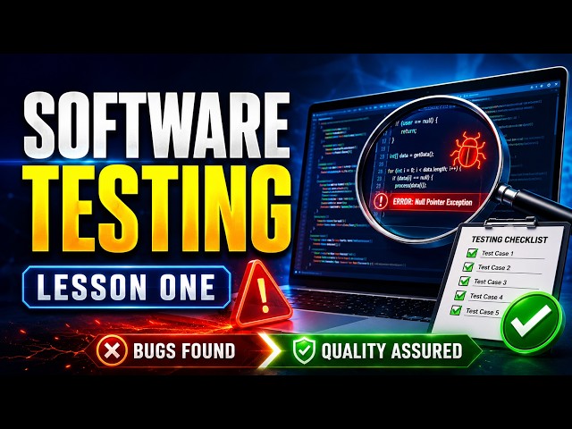 Learn Software Testing in 10 Minutes | Lesson One for Beginners