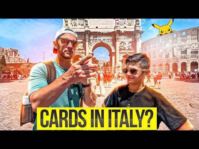 We SEARCHED FOR CARDS in ITALY and GOT SURPRISED!