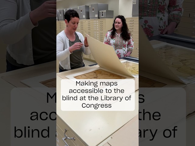 Making maps accessible to the blind at the Library of Congress