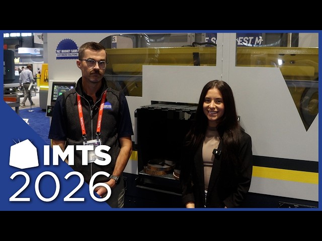 Dual Column Automatic Bandsaw by Pat Mooney Saws | IMTS 2026
