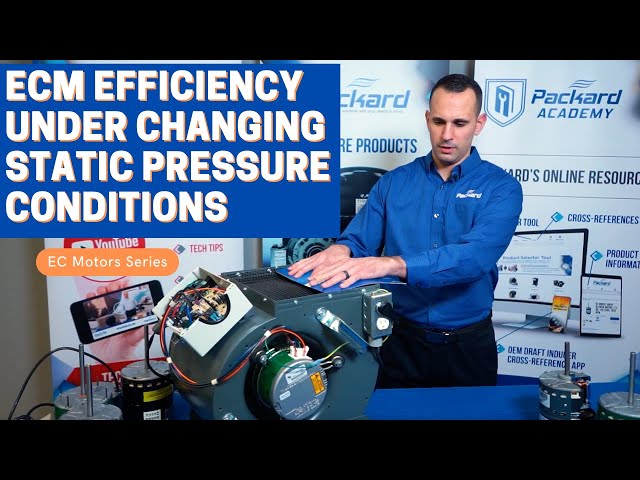 ECM Efficiency Under Changing Static Pressure Conditions