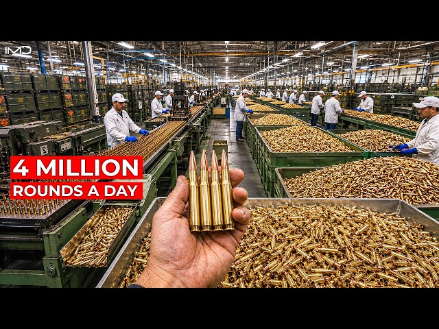Inside The Ammunition Factory That Never Stops Making Bullets
