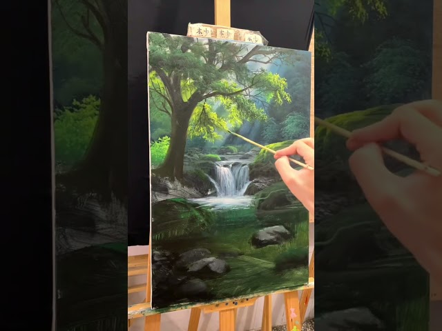 #howtopaint #art #painting #drawing #acrylicpainting #landscapepainting #acrylicscenery