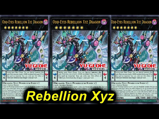 【EDOPRO】Odd-Eyes Rebellion Xyz Dragon | testing new card