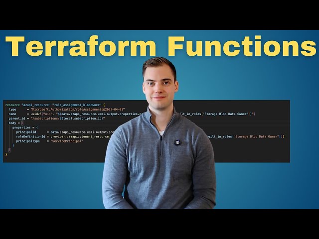 How to use Terraform functions deploying to Azure