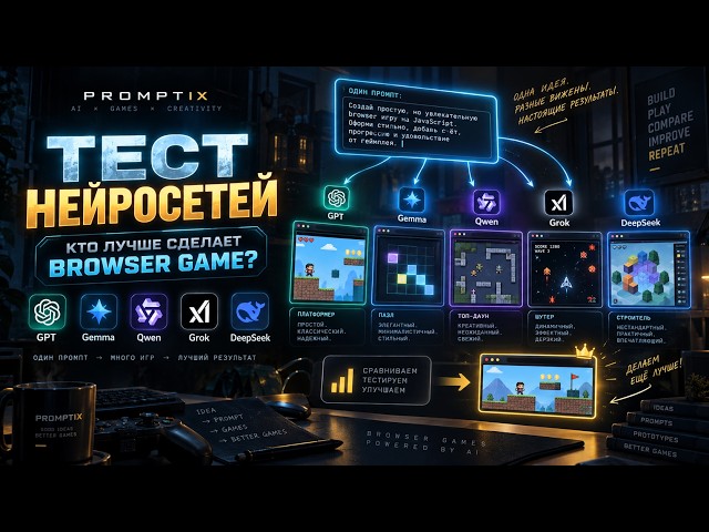 Какая нейросеть лучше пишет игры? Большой AI-баттл