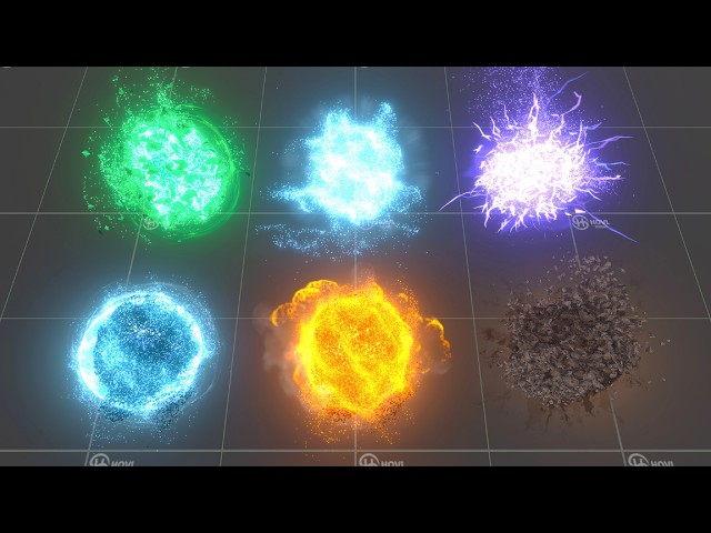 VFX Graph - Magic orbs pack | Demo for the Unity Asset Store