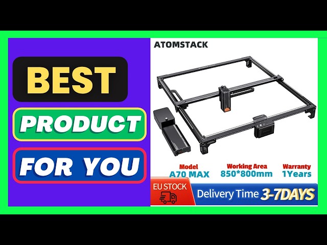 ATOMSTACK A70 MAX Laser Engraver 3D Printer Autofocus Laser