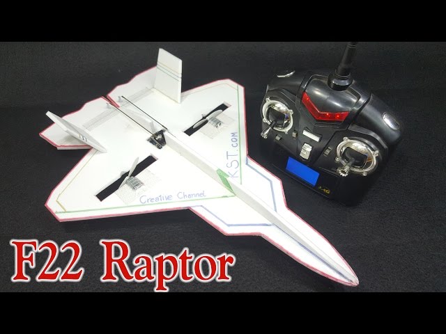 How To Make A RC Airplane F-22 Raptor