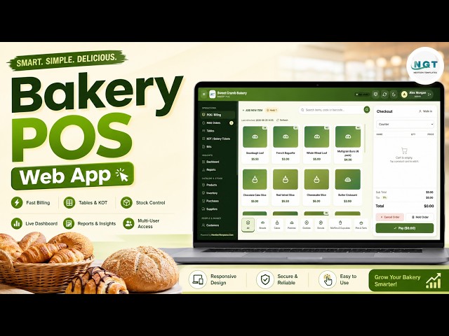 Bakery Management POS (Point of Sale) - Web App