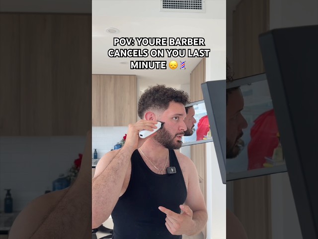 How to fade your beard at home 🏠- (ingrown hair solution attached) #diy #haircut #asmr