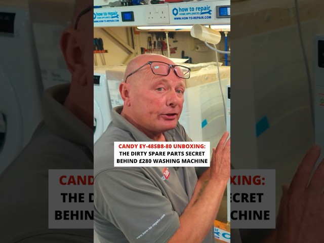 The Dirty Spare Parts Secret Behind the Candy EY 48SB8-80 Washing Machine  #diyrepair