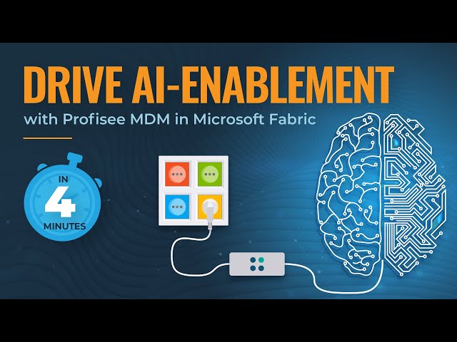 4-Minute Answer: Drive AI-Enablement with Profisee MDM in Microsoft Fabric