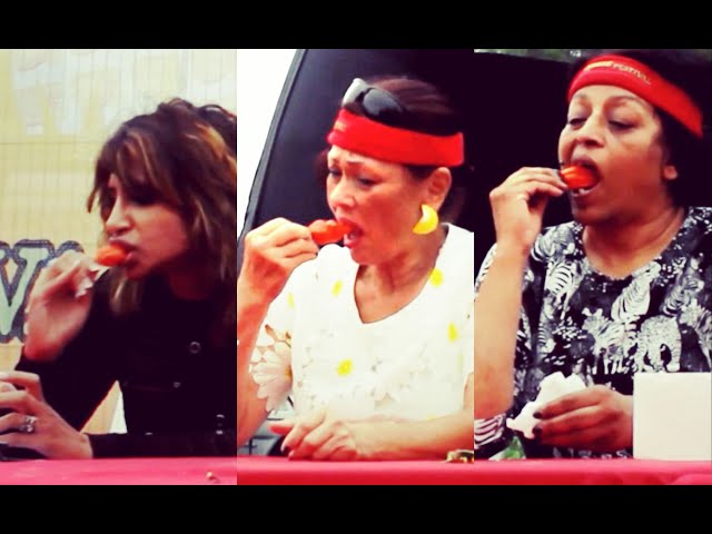 Episode 33! Chilli Sid vs. UK Chilli Queen - Chilli Eating Contest! Maidenhead, UK