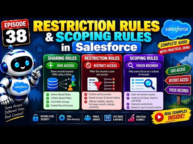 Restriction Rules & Scoping Rules in Salesforce | Explained with Practical Demo | Episode 38 | 2026