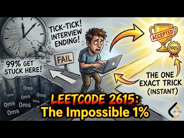 From O(n²) to O(n) 😳 | LeetCode 2615 Java (Prefix Sum Trick)