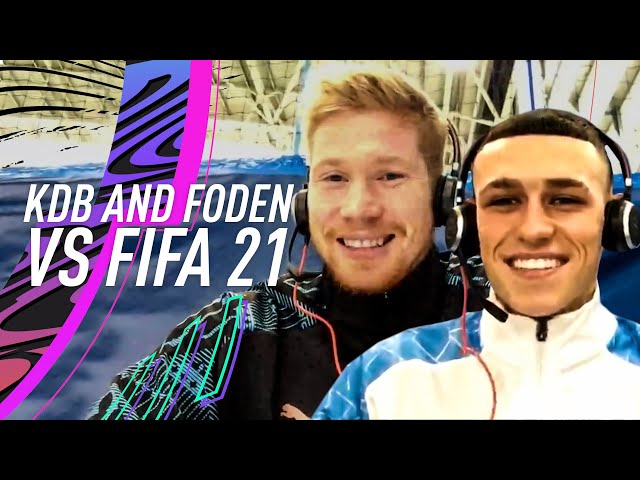 Who is REALLY faster, Kyle Walker or Raheem Sterling? | Kevin De Bruyne and Phil Foden vs FIFA 21
