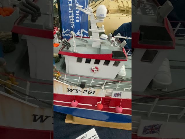Amazing 1/24 scale model of Whitby Trawler 'Our Lass II' South West Model Show, Bovington, 7 Feb 26
