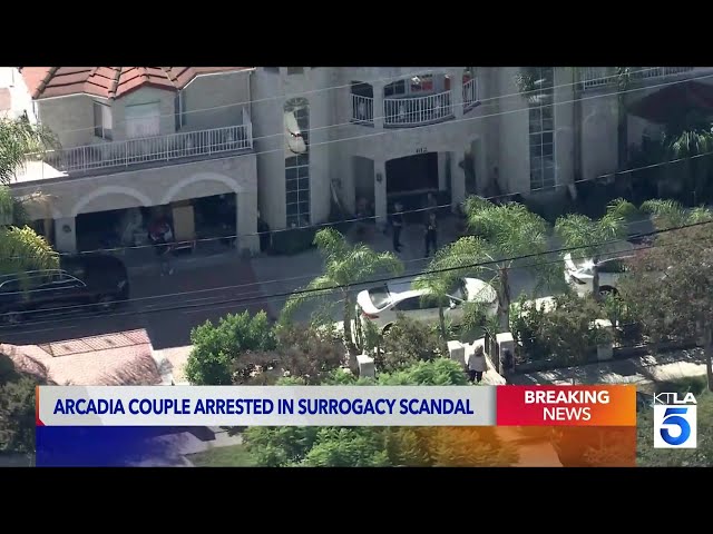 Arcadia couple at center of mass surrogacy case arrested on 'horrific' child abuse charges