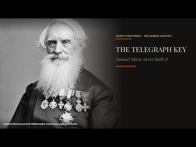 Samuel Morse Never Built The Telegraph Key