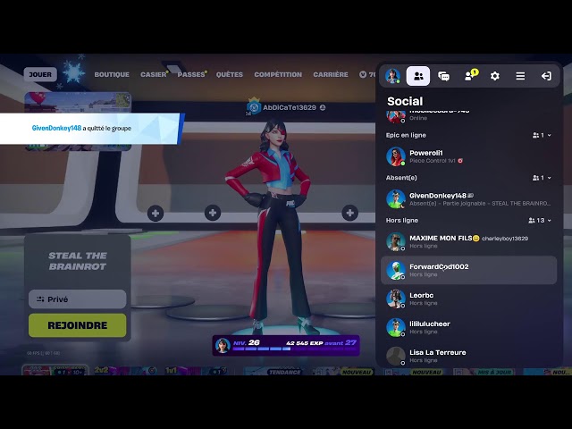 live trade steal the brainrot fortnite (j'ai commencé a jouer samedi)