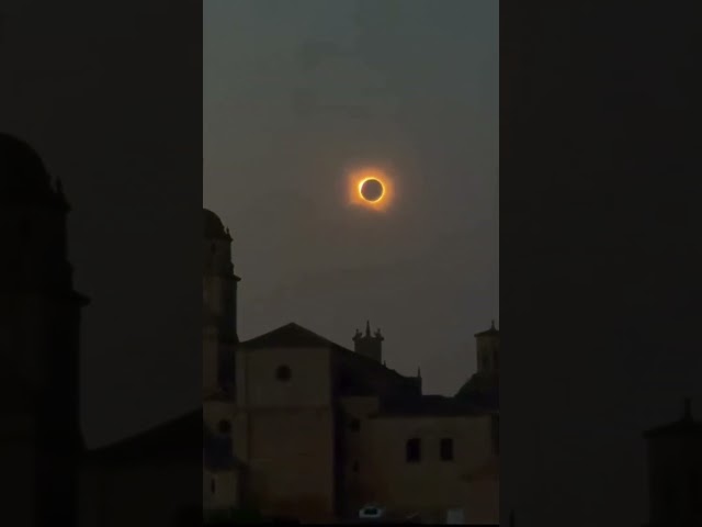Solar Eclipse in Spain #solareclipse #Short #eclipse #shorts #Spain #solareclipse2026 #shortvideo