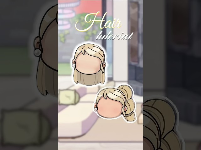 Hair tutorial. Subscribe to me, it's interesting😉 #avatarstory #avatarworld #shorts #tutorial #fyp