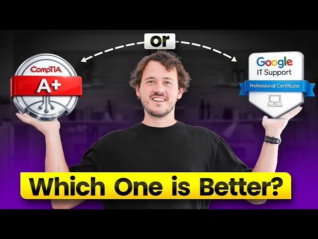 CompTIA A+ vs. Google IT Support Professional - Which One is Better?