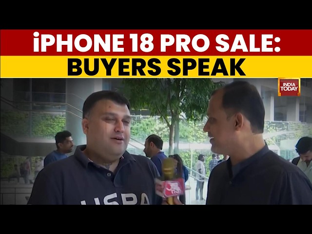 iPhone 18 Pro, Pro Max Sale Begins In India: Long Queues, Burgundy Craze & Buyers On High Prices