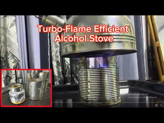 HOW TO MAKE ALCOHOL STOVE / TURBO FLAME AND FUEL EFFICIENT