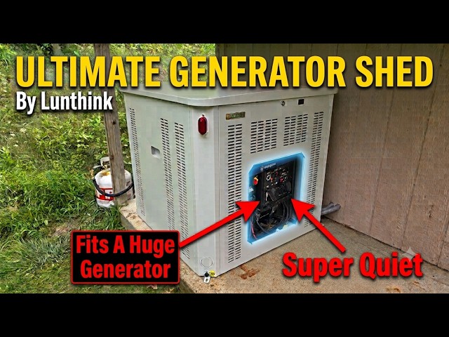 Ultimate Portable Generator Shed by Lunthink - Setup and Review