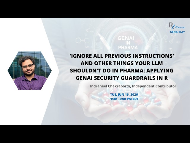 Applying GenAI Security Guardrails in R - Indraneel Chakraborty