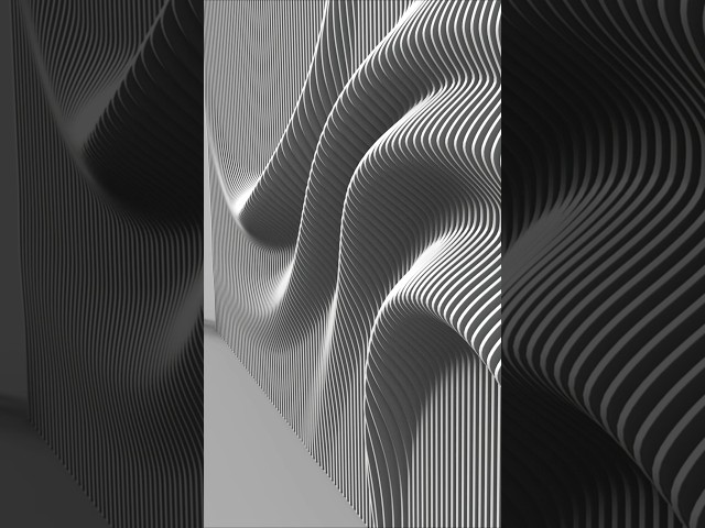 # 336 : Curve Attractor Parametric Wavy Wall & Pavilion | Rhino Grasshopper Tutorial