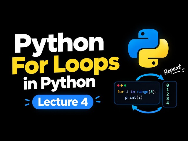 For Loops explained in Python | NO BS | Python for interviews , job