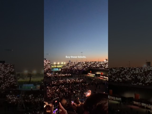 Your sign to go see Bruno Mars #concert #brunomars #vlog #brunomarsconcert #tour #concerttour