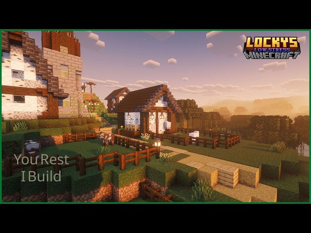 The Final Village House is Complete | Low Commentary Minecraft